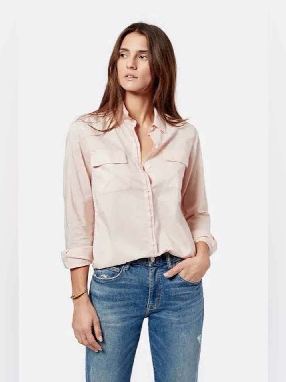 JOIE Ula Pink Button-Down Shirt ❤️❤️
